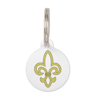 Fleur de Lis Huisdierpenning