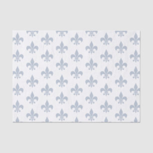 Fleur De Lis in Slate Blue Tissue Paper Tissuepapier