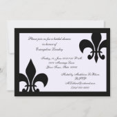 Fleur de Lis Invitations (Devant)