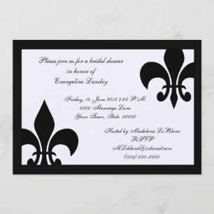 Fleur de Lis Invitations
