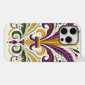 Fleur de lis jaune et vert violet (Verso Horizontal)