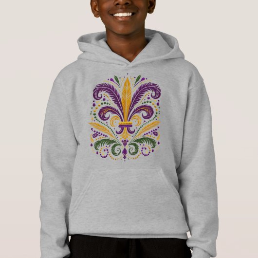 Fleur de lis jaune et vert violet (Devant)