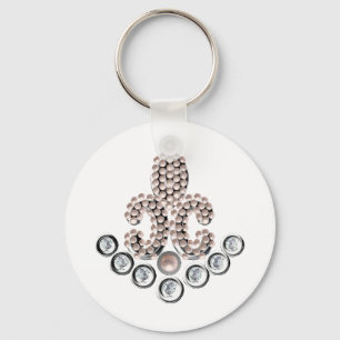Fleur De Lis-jewelen Sleutelhanger