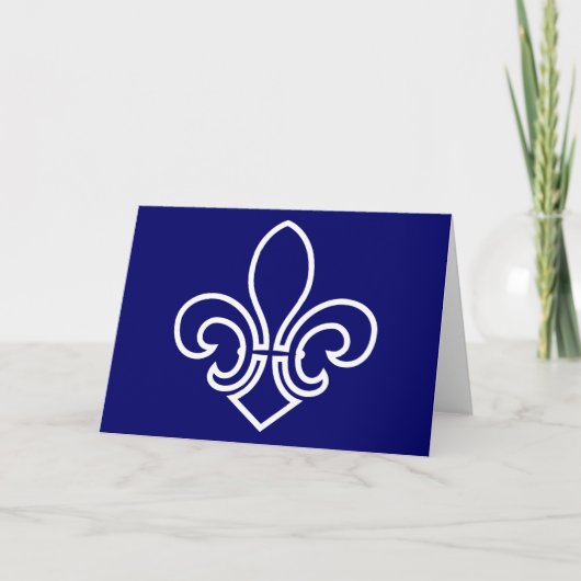 Fleur DE Lis Kaart (Voorkant)