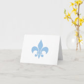 Fleur de Lis Kaart (Gele Bloem)