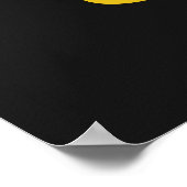 Fleur de Lis Keep Calm Eat Poster (Hoek)