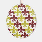 Fleur De Lis Keramisch Ornament (Links)