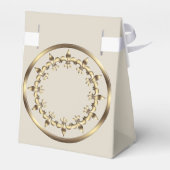 Fleur De Lis. Koninklijk ontwerp Bedankdoosjes (Achterkant)