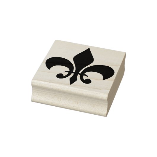 fleur de lis kunststempel 	rubberstempel (Stempel)