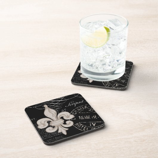  Fleur de Lis...kurk onderzetters (Rechterzijde)