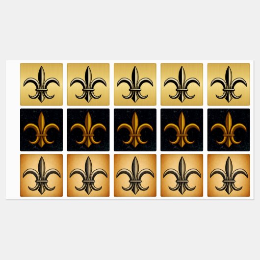 Fleur De Lis Lebels Labels (Vel)