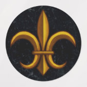 Fleur De Lis Lebels Labels (Design 2)