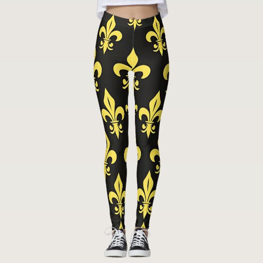 Fleur de Lis Leggings (Voorkant)