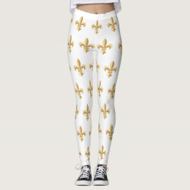 Fleur De Lis-Leggings Leggings