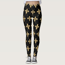 Fleur De Lis-Leggings