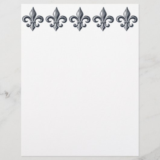 Fleur de lis letterhead (Voorkant)