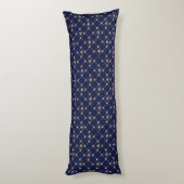 Fleur de Lis Lichaamskussen (Achterkant (Verticaal))