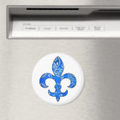 Fleur de lis Magnet Bandana (In Situ (Lave-vaisselle))