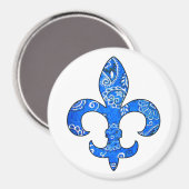Fleur de lis Magnet Bandana (Recto/Verso)