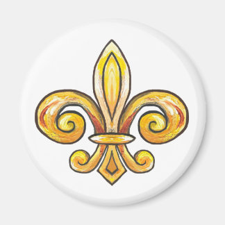 Fleur de Lis Magnet Magneet