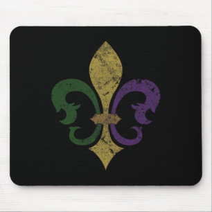 Fleur de Lis Mardi Gras New Orleans S Mannen Vrouw Muismat