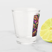 Fleur de Lis Mardi Gras Shot Glas (Links)