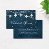 Fleur de Lis Marine Bleu | Puits rustiques (Bureau)