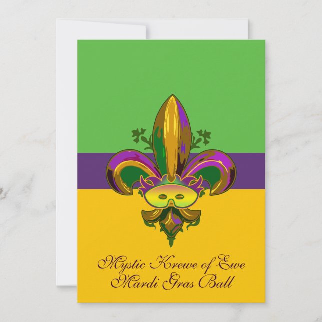 Fleur de lis Mask (Voorkant)