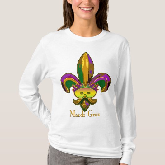 Fleur de lis Mask T-shirt (Voorkant)