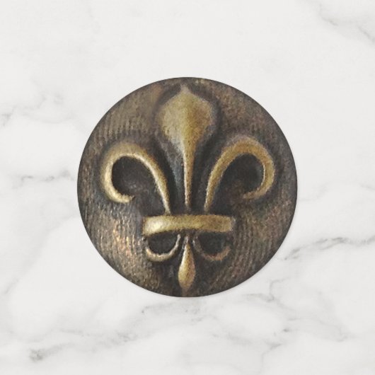 Fleur De Lis Medallion Confetti (Kleine voorkant)