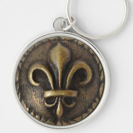 Fleur De Lis Medallion Sleutelhanger