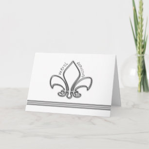 Fleur de Lis Merci Merci en français