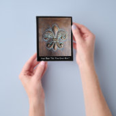 Fleur De Lis, met een druk van koper Flyer (Hand)