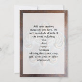 Fleur De Lis, met een druk van koper Kaart (Achterkant)