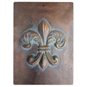 Fleur De Lis, met een druk van koper Klembord (Achterkant)