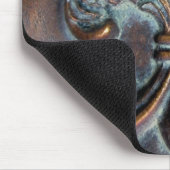 Fleur De Lis, met een druk van koper Muismat (Hoek)