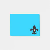 Fleur de Lis Monogram Sjabloon Post-it® Notes (Voorkant)