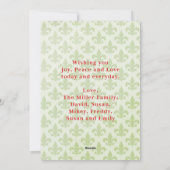 Fleur de lis motif Double face Multi Carte photo (Dos)