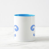 Fleur De Lis Mug Bleu (Centre)