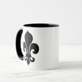 Fleur De Lis Mug Rose (Devant gauche)