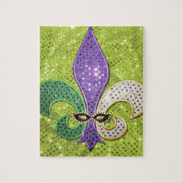 Fleur De Lis New Orleans Jewel Sparkle Legpuzzel