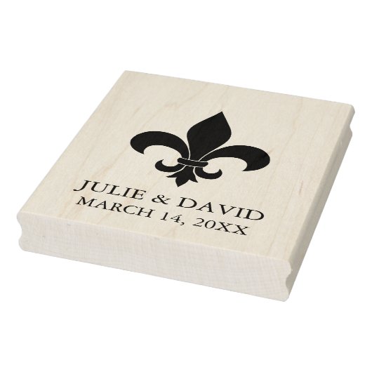 Fleur-de-lis / New Orleans Rubberstempel (Stempel)