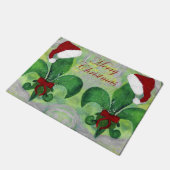 Fleur de lis Noël Tapis de Noël (Incliné)