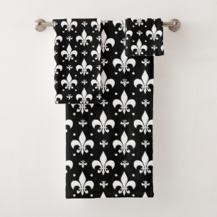 Fleur de lis noir design Motif