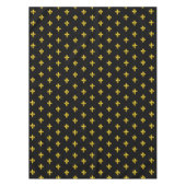 Fleur de Lis op zwarte tablet Tafelkleed (Voorkant)