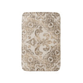 Fleur-de-lis Ornament - pastelgoud Badmat (Voorkant Verticaal)