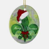 Fleur de lis ornement de Noël de mon art. (Droite)