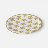 Fleur de lis papieren bordje (Gekanteld)