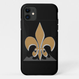 Fleur-de-lis past het aan iPhone 11 hoesje