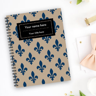 Fleur de Lis Patroon, Frans, Koninklijk, Marine Bl Planner